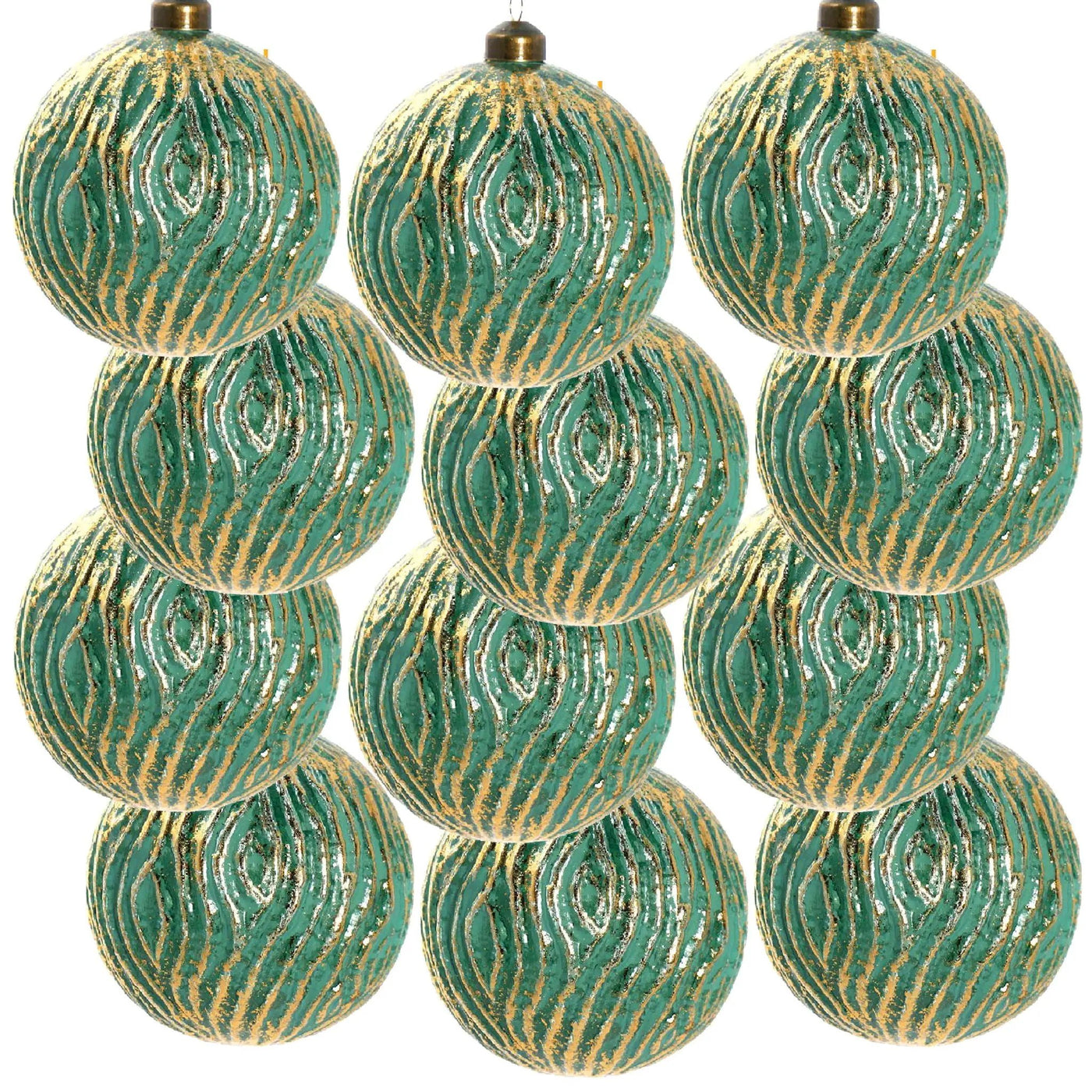 Christmas Ball Glass Decorative Hanging Ball Christmas Tree Ornaments For Holiday Party Decorations by Unique Piece Furniture