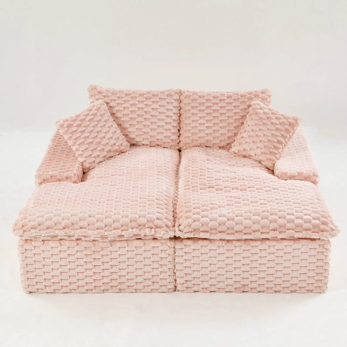 Double Chaise Lounge With Full Compressed Sponge by HouseOfZazla