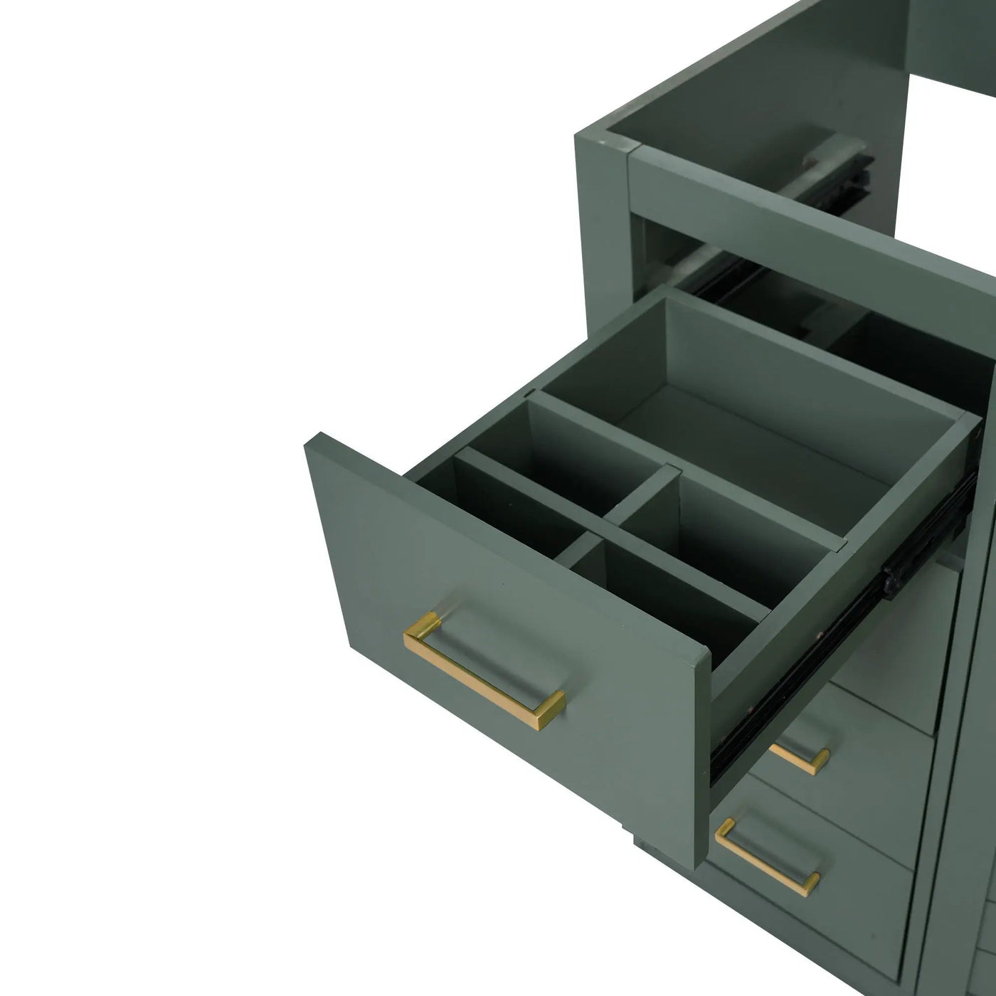 Retro Style Bathroom Vanity, 3 Drawers & Soft Closing Doors by HouseOfZazla