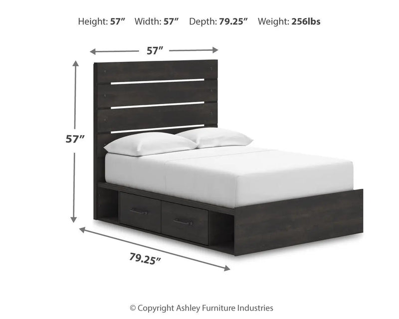 Hollivern - Panel Bed With Storage by Unique Piece Furniture
