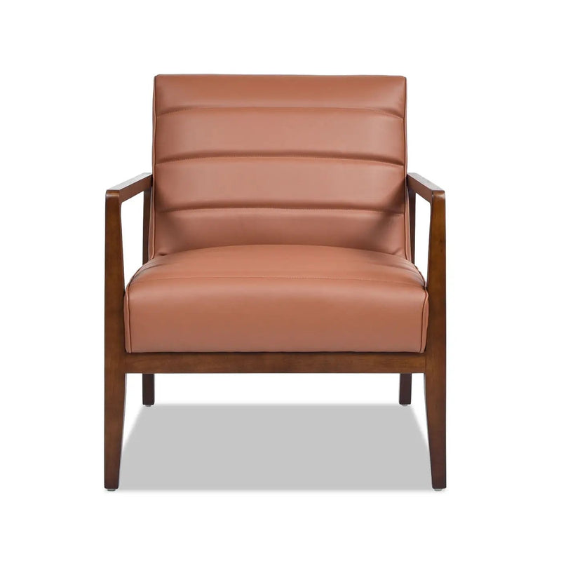 Kenneth - Modern Transitional Lounge Accent Chair - Brown by HouseOfZazla