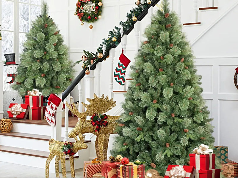 6Ft Pre-Lit Artificial Christmas Tree by HouseOfZazla
