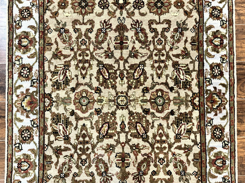 Pak Persian Rug 4x6, Floral Allover Vintage Oriental Carpet, Handmade Wool Rug by Jewel Rugs