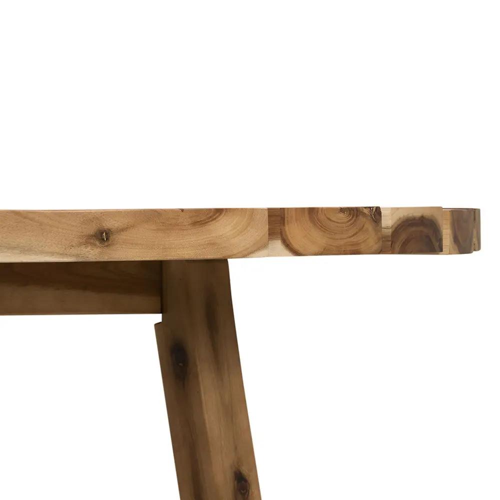 Round Table, Durable Solid Wood by HouseOfZazla