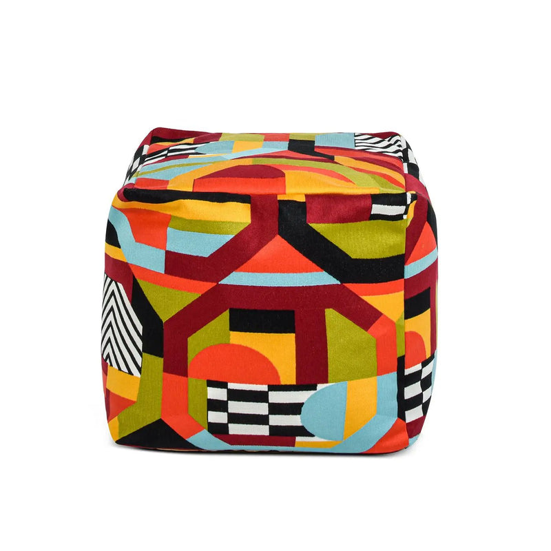 Pouf Luxury Oversized Bean Bag Cube Ottoman by HouseOfZazla