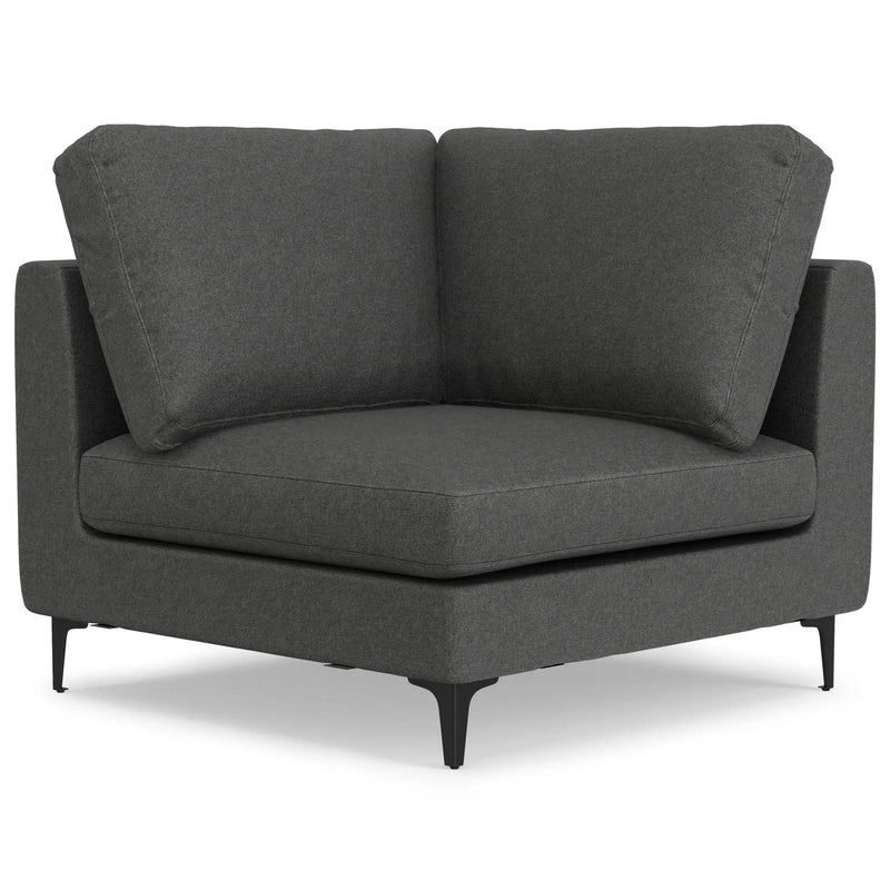 Ava - Mid Century Corner Sectional Sofa Handcrafted by Unique Piece Furniture