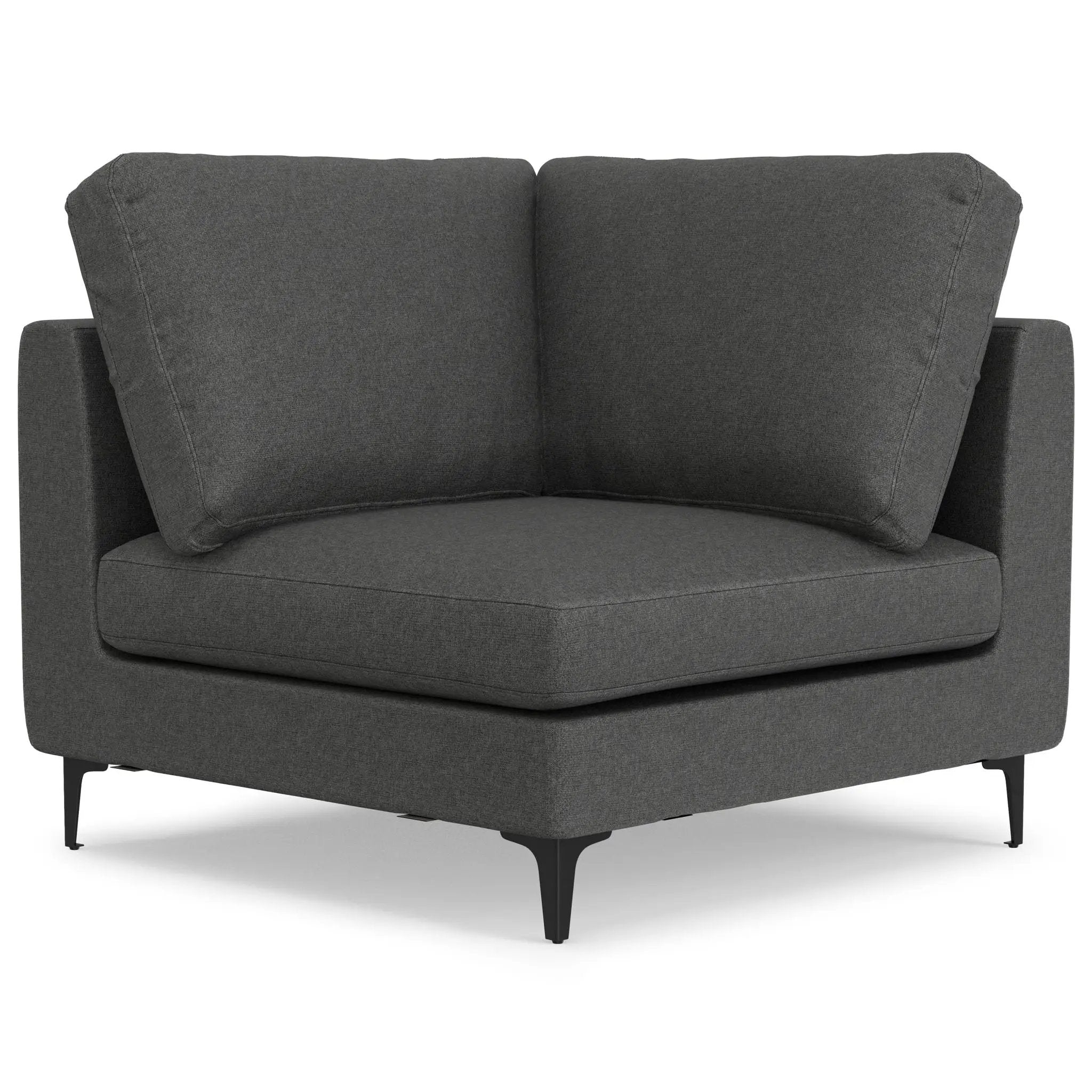 Ava - Mid Century Corner Sectional Sofa Handcrafted by HouseOfZazla
