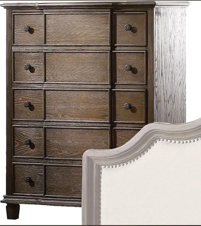 Baudouin - Weathered Chest - Oak by Unique Piece Furniture