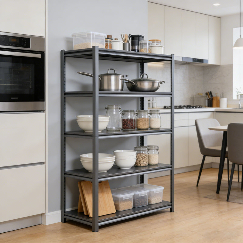 5 Tier Heavy Duty Shelving Unit Adjustable Shelving Units by HouseOfZazla