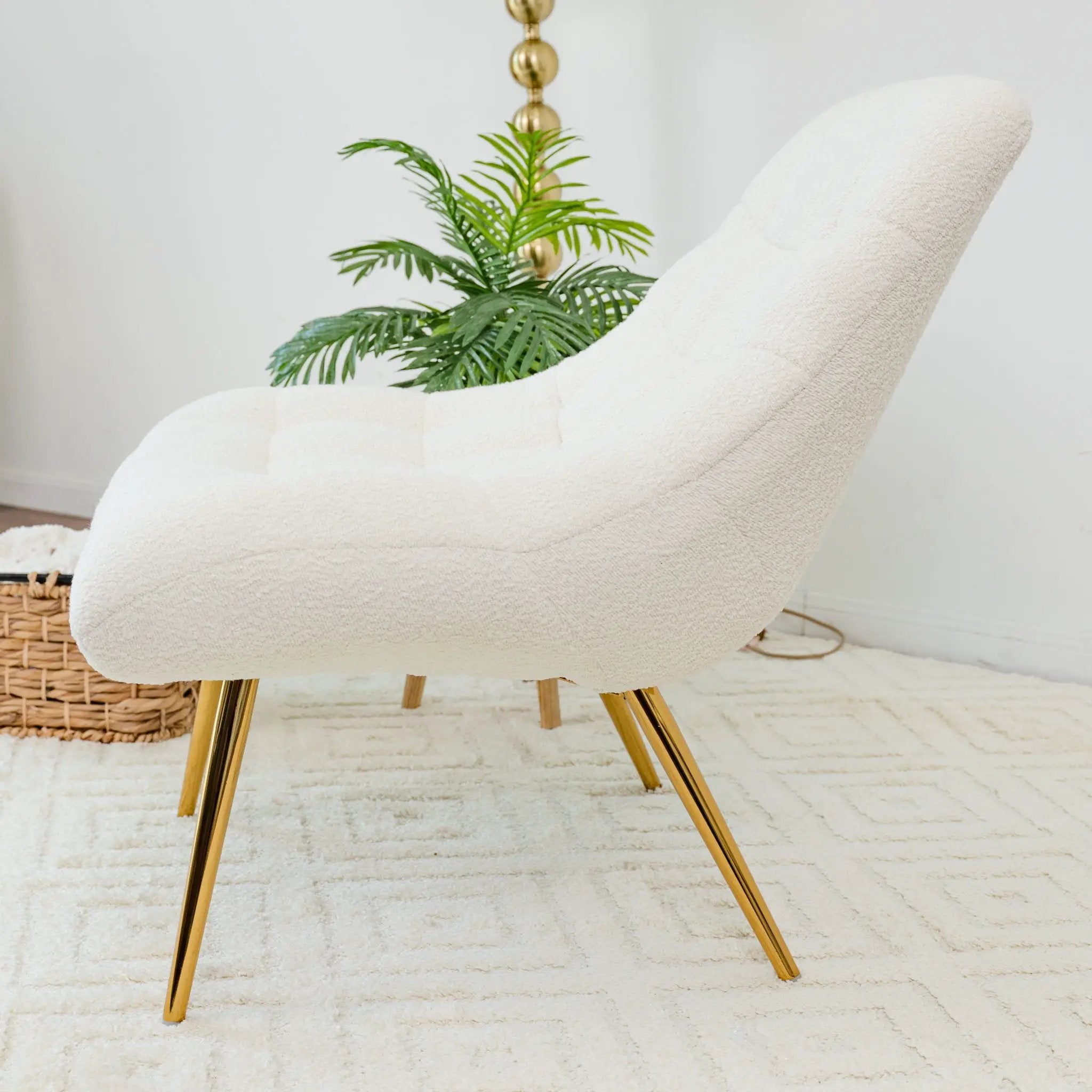 Aubrey - French Boucle Lounge Chair by Unique Piece Furniture
