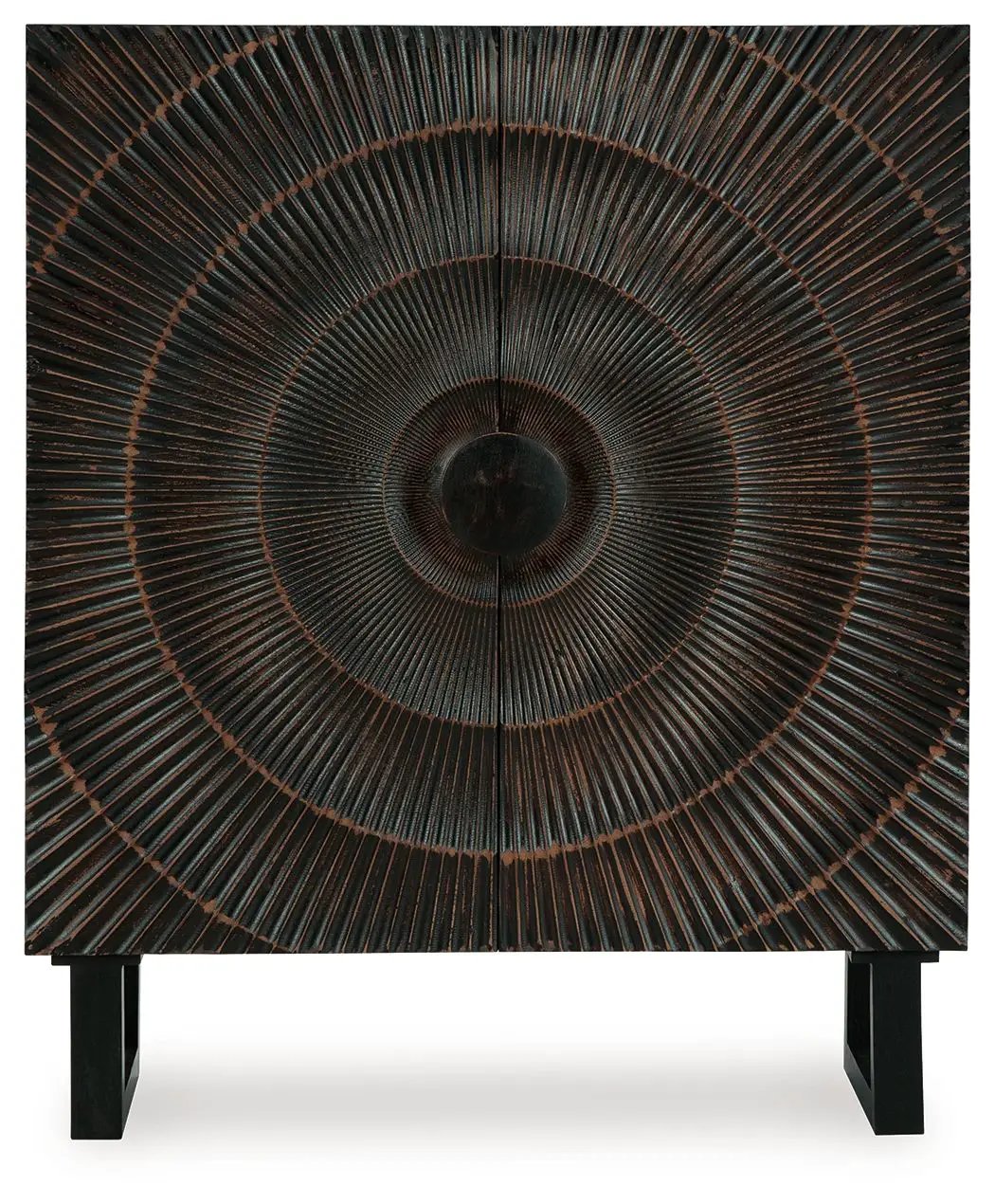 Fosterman - Accent Cabinet - Distressed Black by Unique Piece Furniture