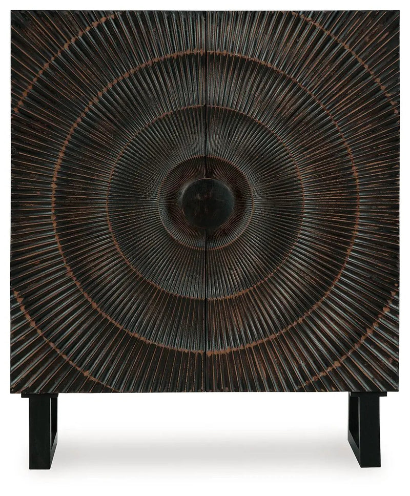 Fosterman - Accent Cabinet - Distressed Black by Unique Piece Furniture