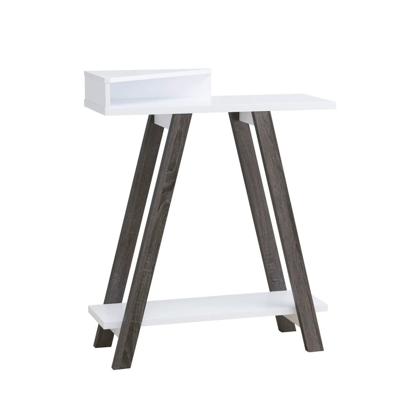Contemporary Console Table With Two Shelves by Unique Piece Furniture