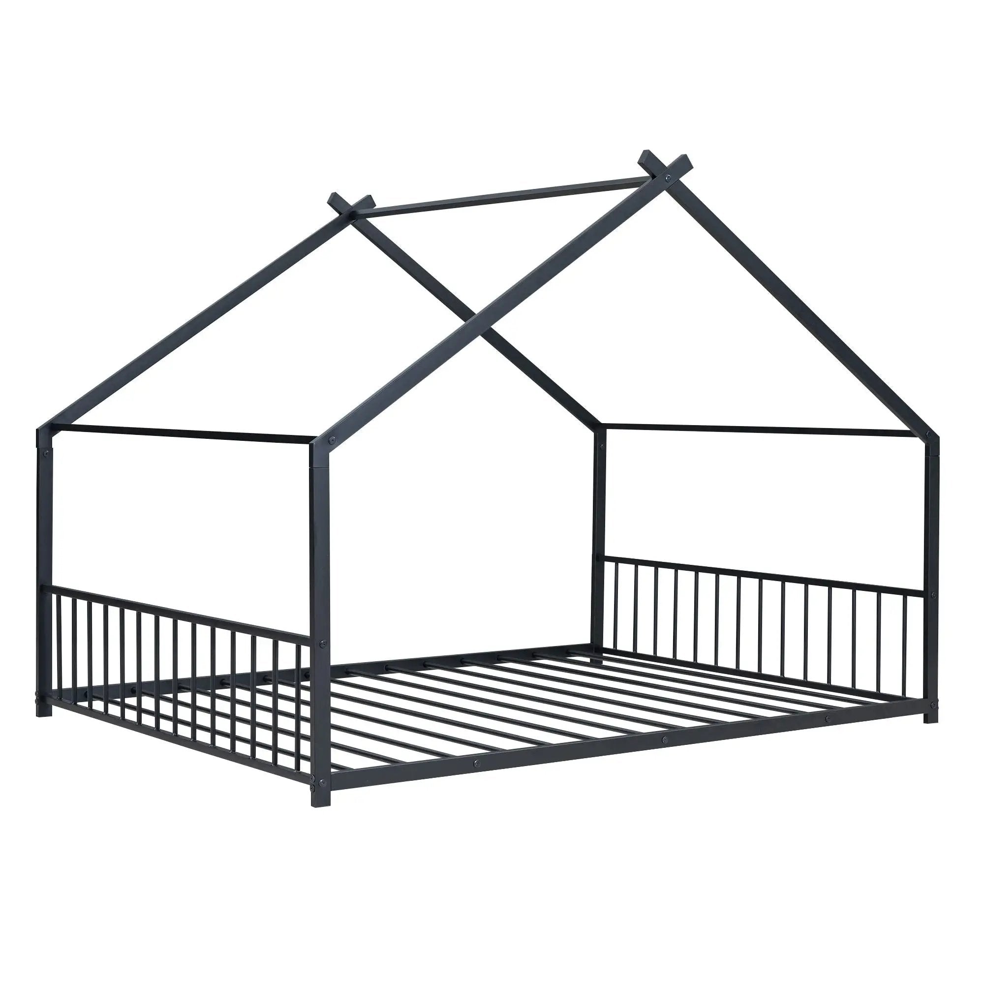Metal House Bed by HouseOfZazla