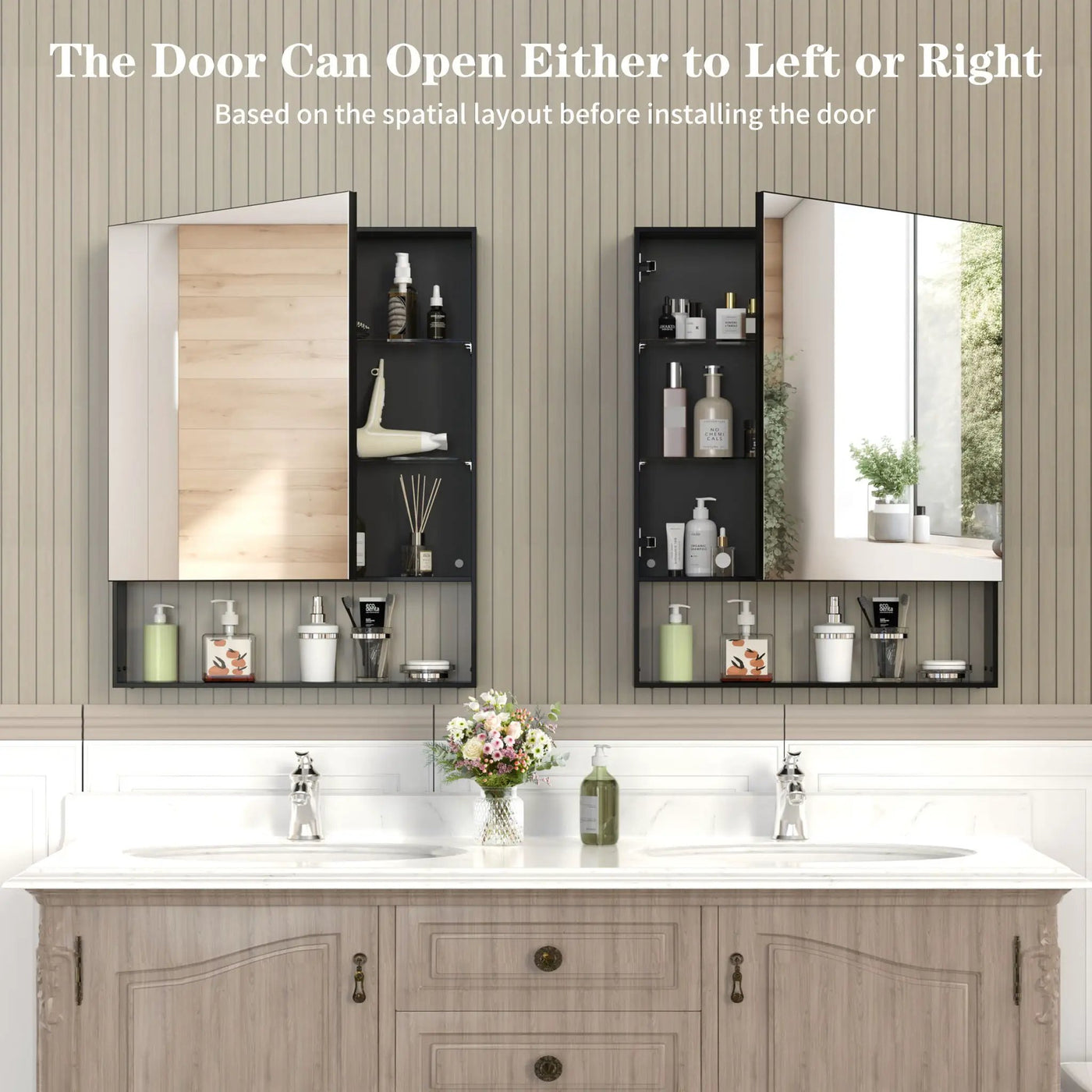 Medicine Cabinet With Mirror For Bathroom by HouseOfZazla