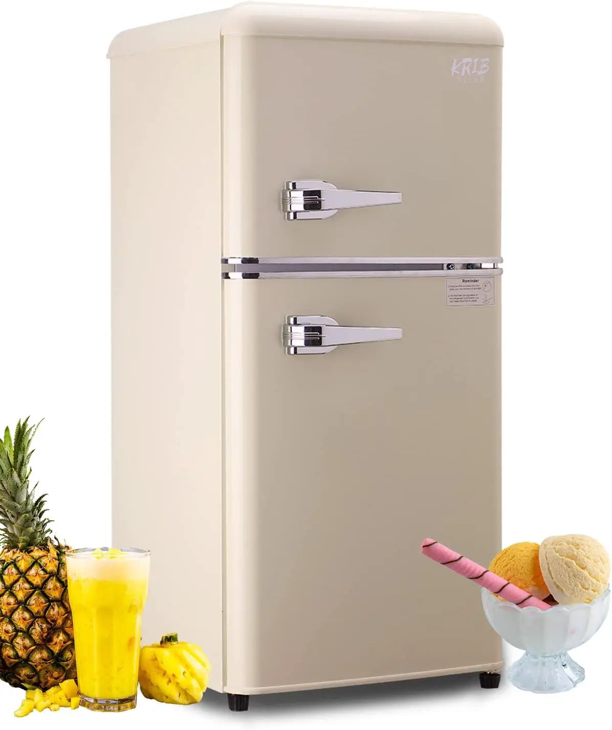 3.5Cu.Ft Compact Refrigerator Mini Fridge with Freezer by HouseOfZazla