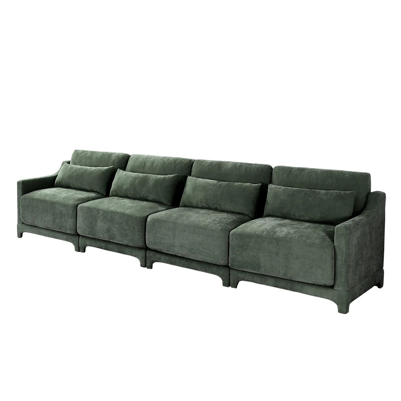 Elegant Sofa With Ergonomic Design And Lumbar Pillows by Unique Piece Furniture