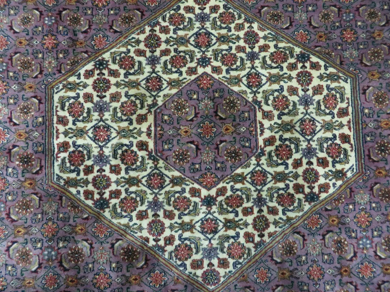 8' X 10' Vintage Fine Handmade India Wool Rug Hand Knotted Carpet Detailed Nice by Jewel Rugs