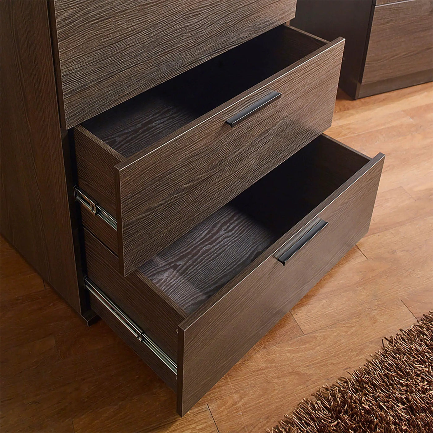 Oliver - Farmhouse Jumbo Chest With 4 Drawer Storage by HouseOfZazla