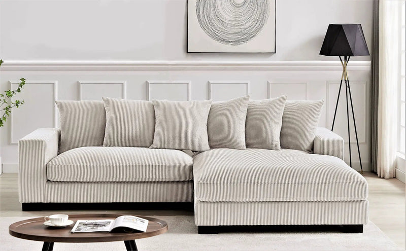 Luxe - Oversized 2 Piece Sectional Couches For Living Room, L Shaped Sofa With Chaise by Unique Piece Furniture