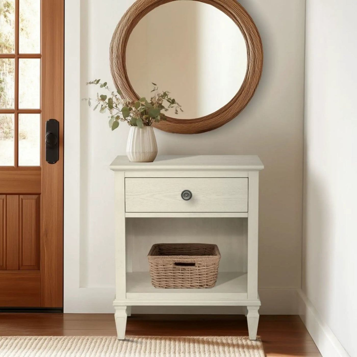 Victoria - Nightstand With Open Storage by HouseOfZazla