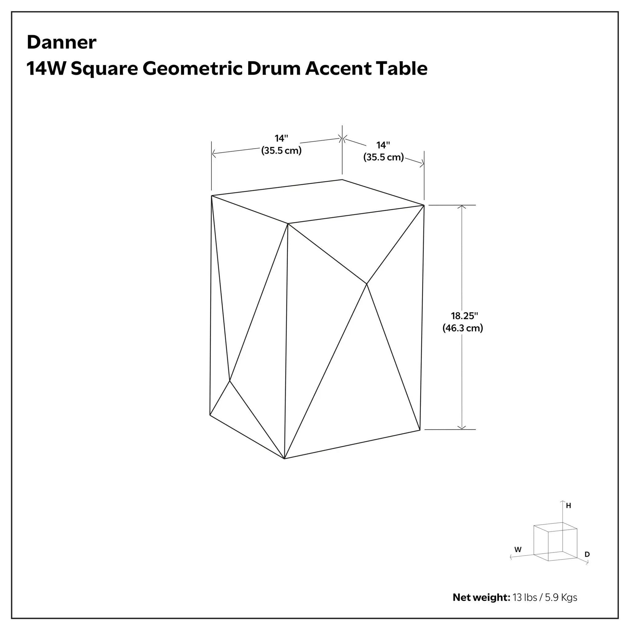 Danner - Side Table - Black by Unique Piece Furniture