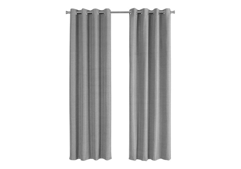 2 Pieces Set, Curtain Panel, Room Darkening, Grommet, Contemporary & Modern by Unique Piece Furniture