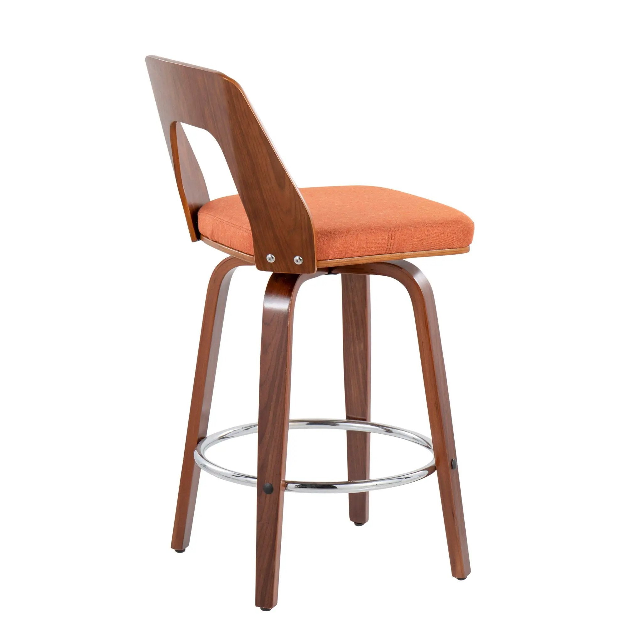 Trilogy - Mid Century Modern Counter Stool (Set of 2) by HouseOfZazla
