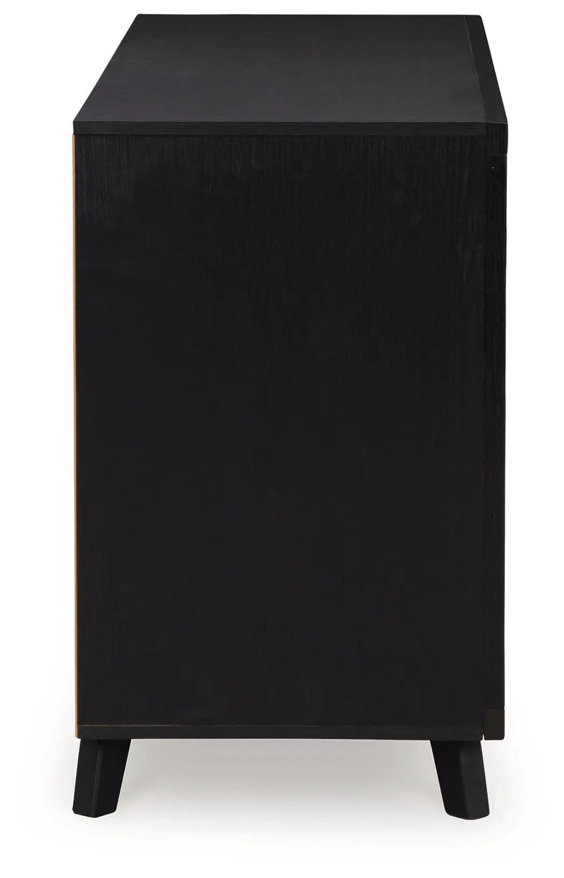 Danziar - Six Drawer Dresser - Black by Unique Piece Furniture