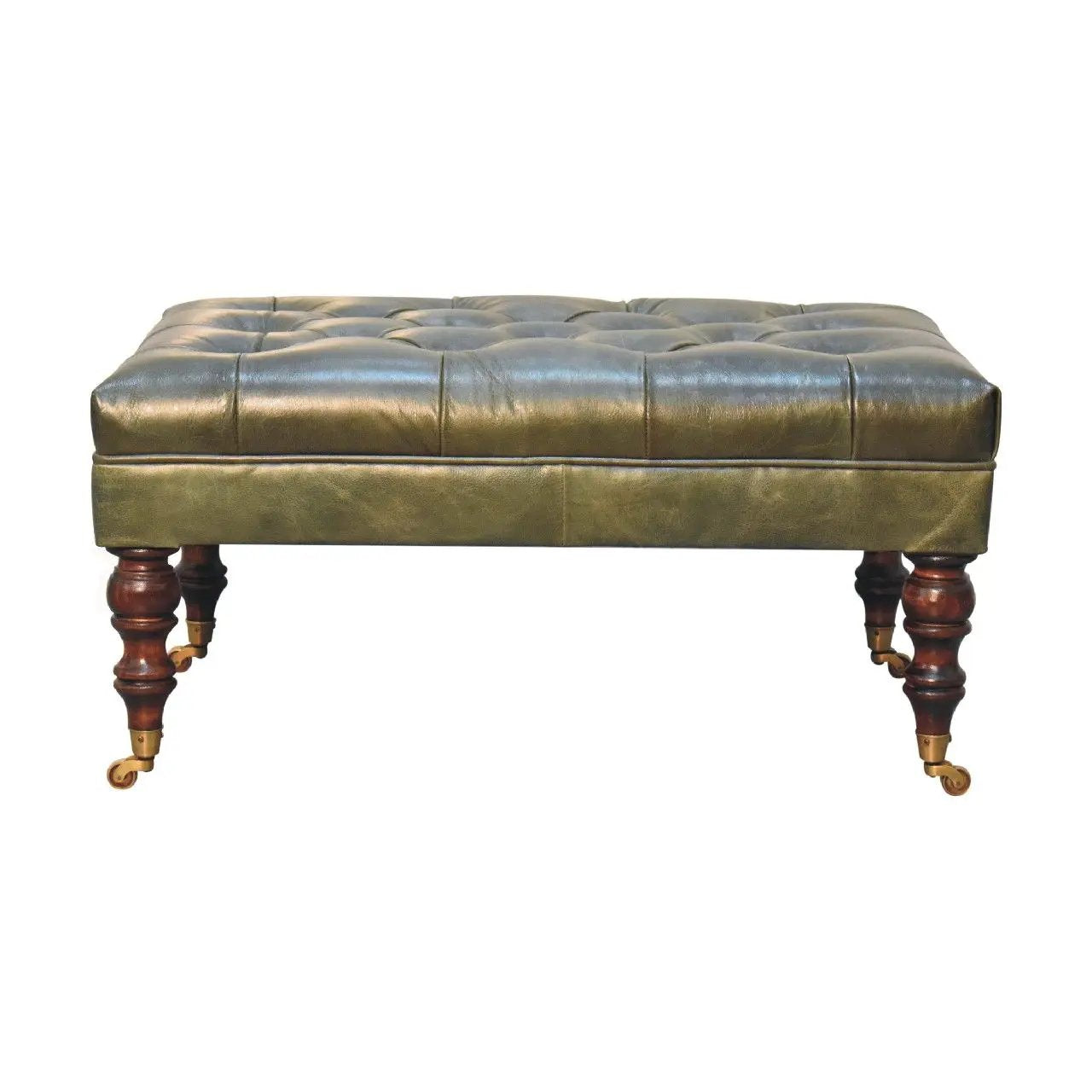 Buffalo - Ottoman With Castor Legs by HouseOfZazla
