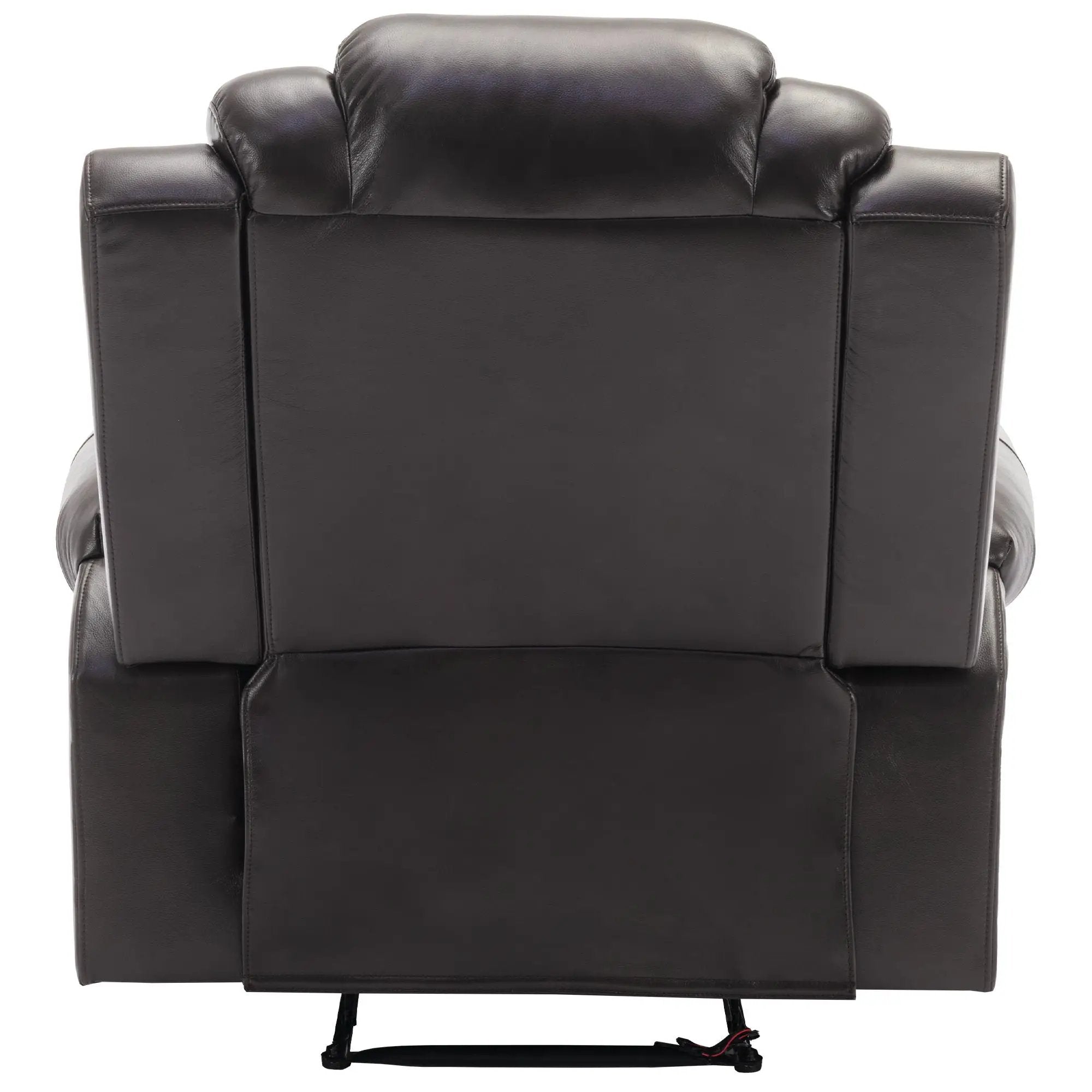 Home Theater Seating Manual Recliner Chair With Led Light Strip For Living Room by HouseOfZazla