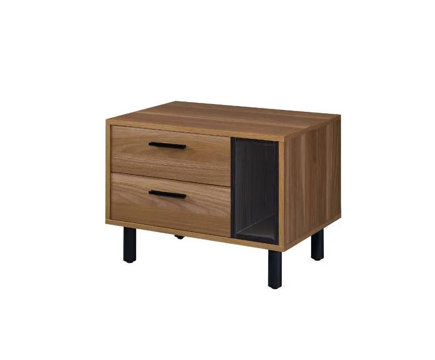 Trolgar - Accent Table - Brown Oak & Black by Unique Piece Furniture
