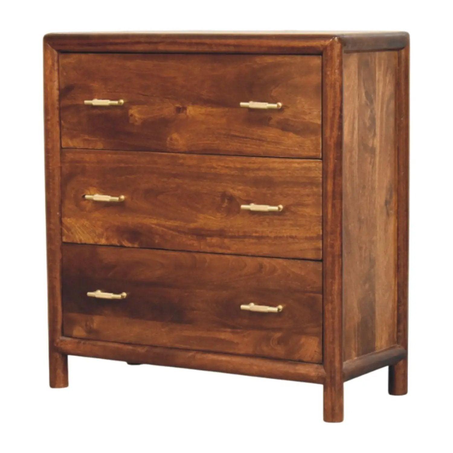 Regency - 3 Drawer Chest - Brown by HouseOfZazla