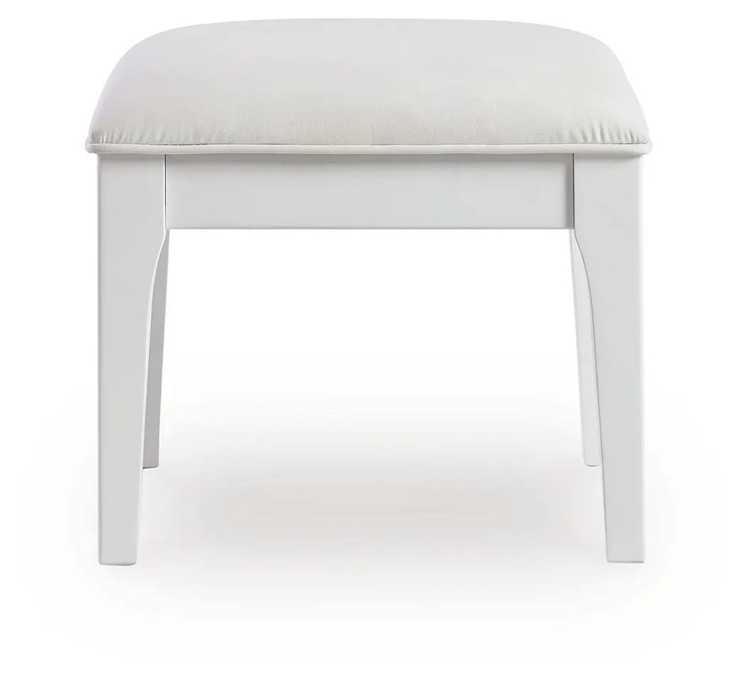 Chalanna - Vanity Stool - White by Unique Piece Furniture
