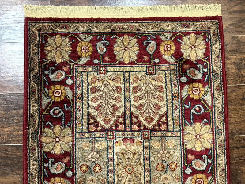Karastan Runner Rug 2.6 x 8.6, Antique Legends Bakhtiari 2200, Vintage Wool Karastan Runner Rug, Panel Design by Jewel Rugs