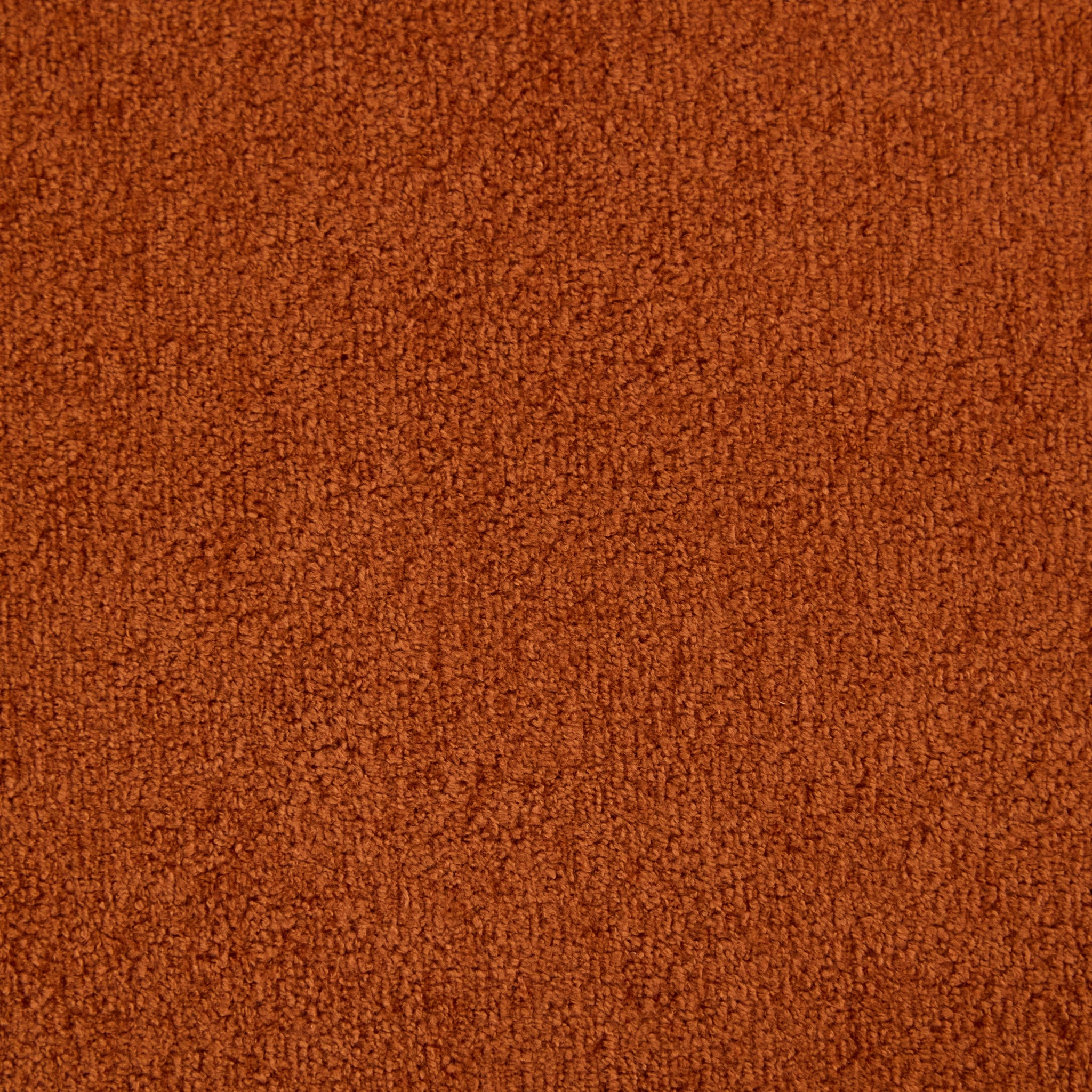 Round Armrest Loveseat (Dark Orange + Brown) by HouseOfZazla
