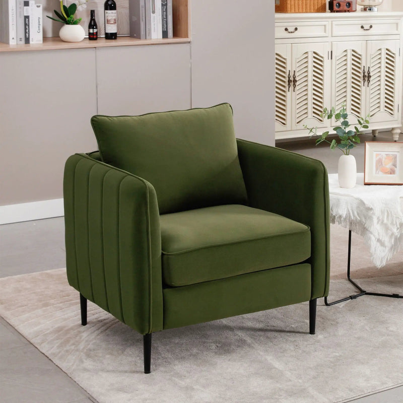 Accent Chair With Pillow For Living Room