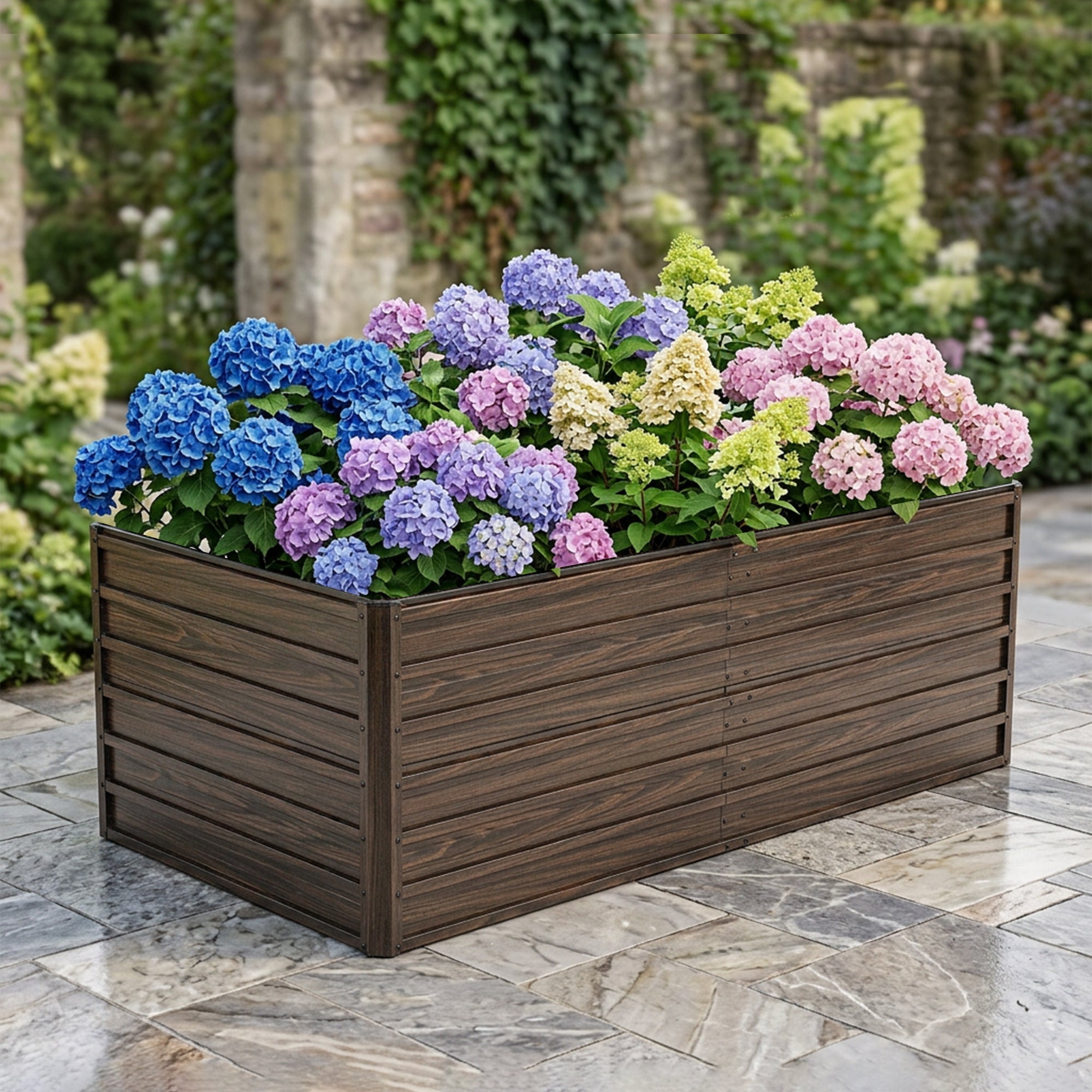 74.6"x35.4"x25" Raised Garden Bed Kit by HouseOfZazla