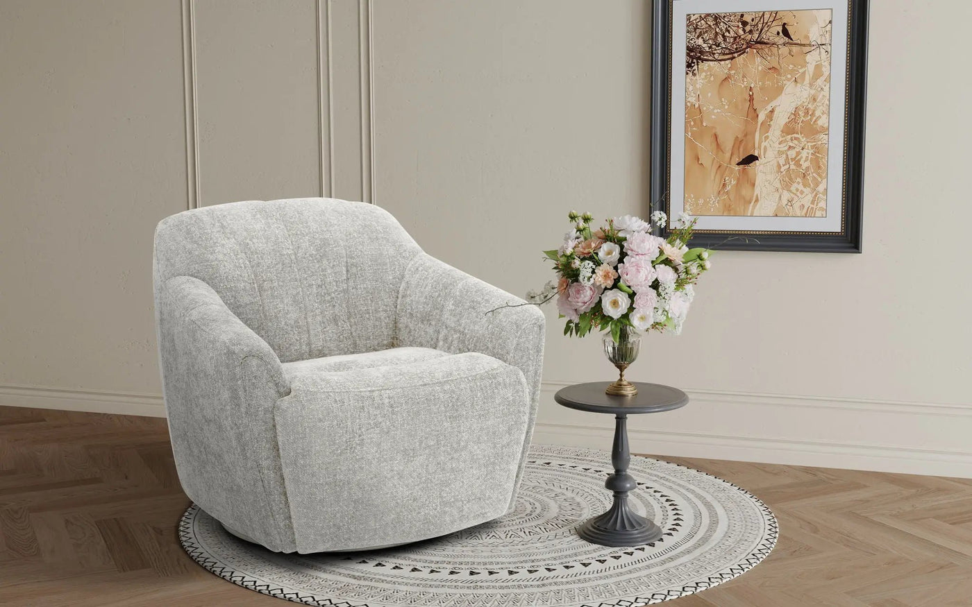 Millie - 1P Swivel Recliner (Footrest Only) by Unique Piece Furniture