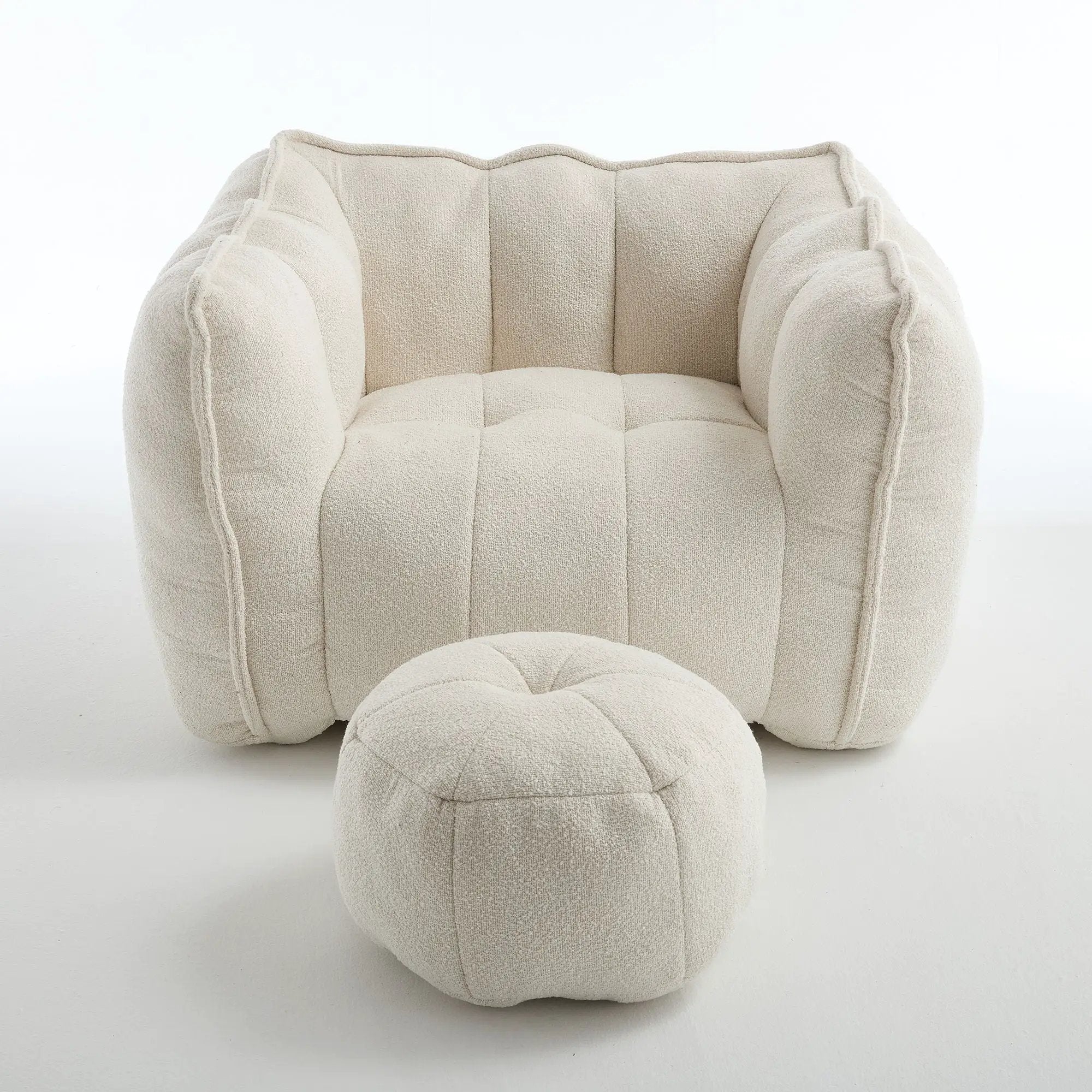 Soft Bean Bag Chair With High Resilient Foam by HouseOfZazla