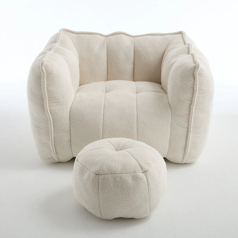 Soft Bean Bag Chair With High Resilient Foam by HouseOfZazla