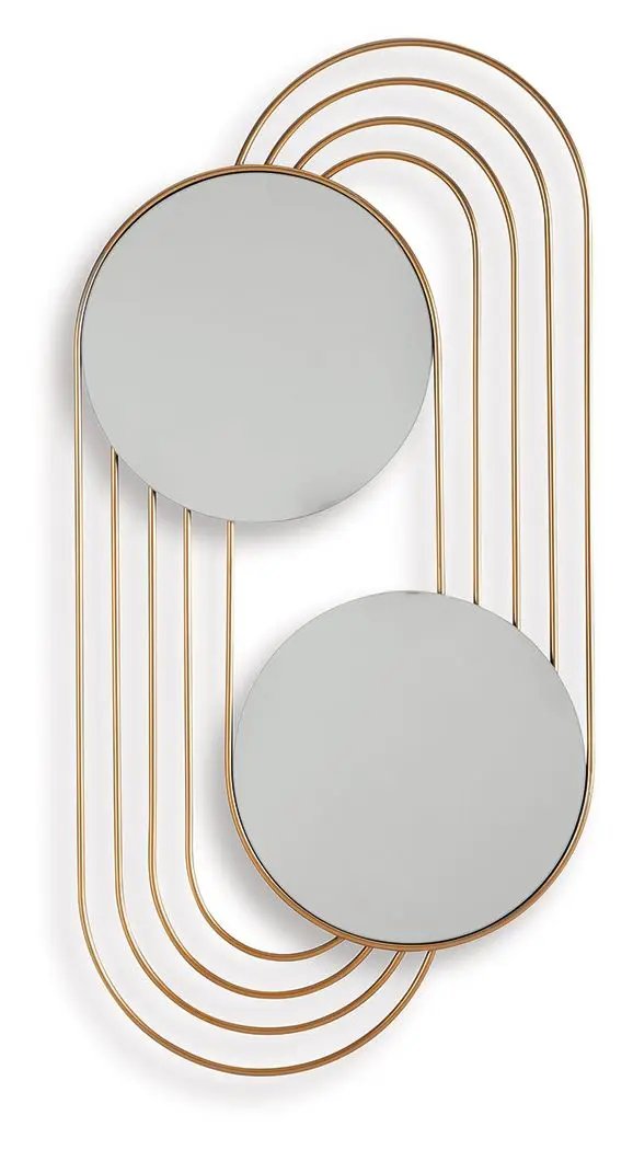 Warrenley - Accent Mirror - Gold Finish by Unique Piece Furniture
