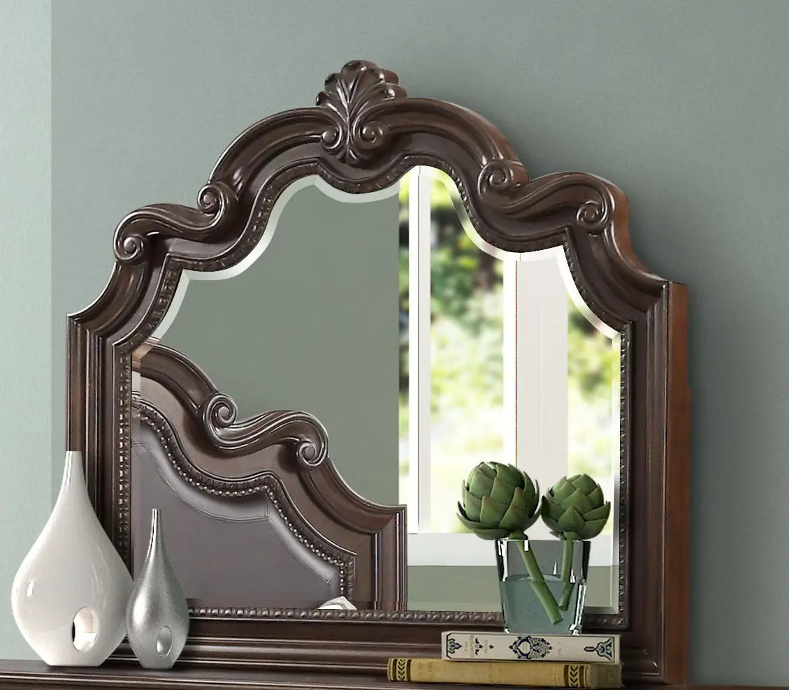 Ornate Mirror - Mahogany by Unique Piece Furniture