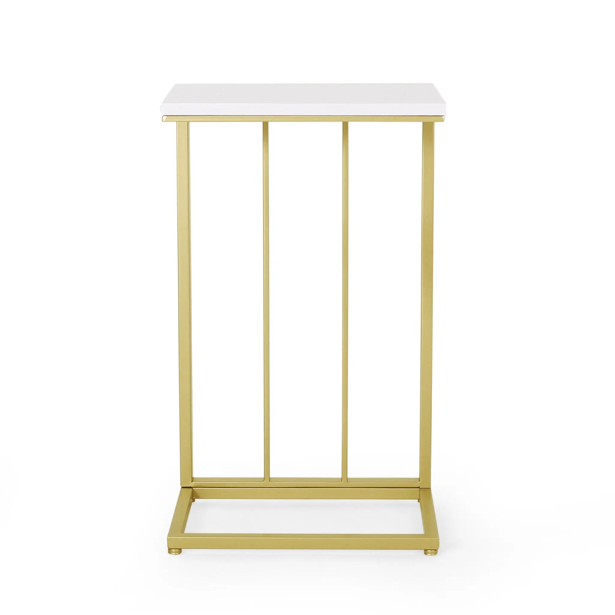 Modern Glam C-Shape End Table by HouseOfZazla