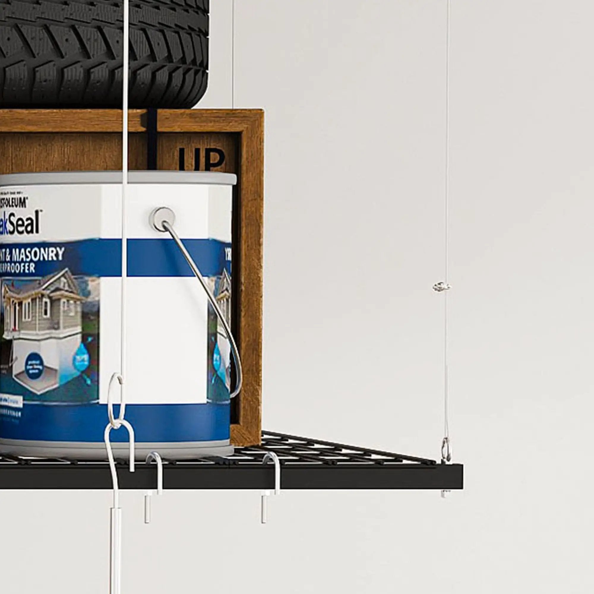 Overhead Garage Storage Rack by HouseOfZazla