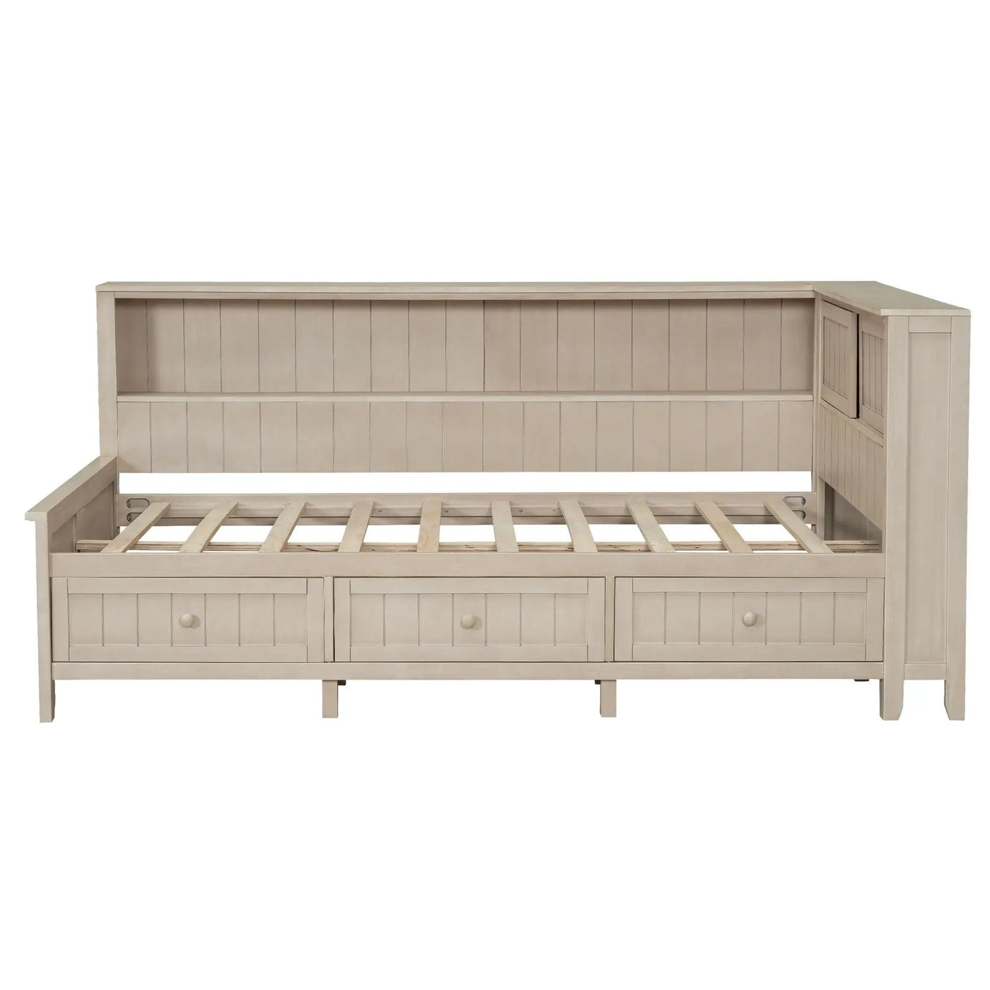 Daybed With Storage Shelves And 3 Drawers by HouseOfZazla