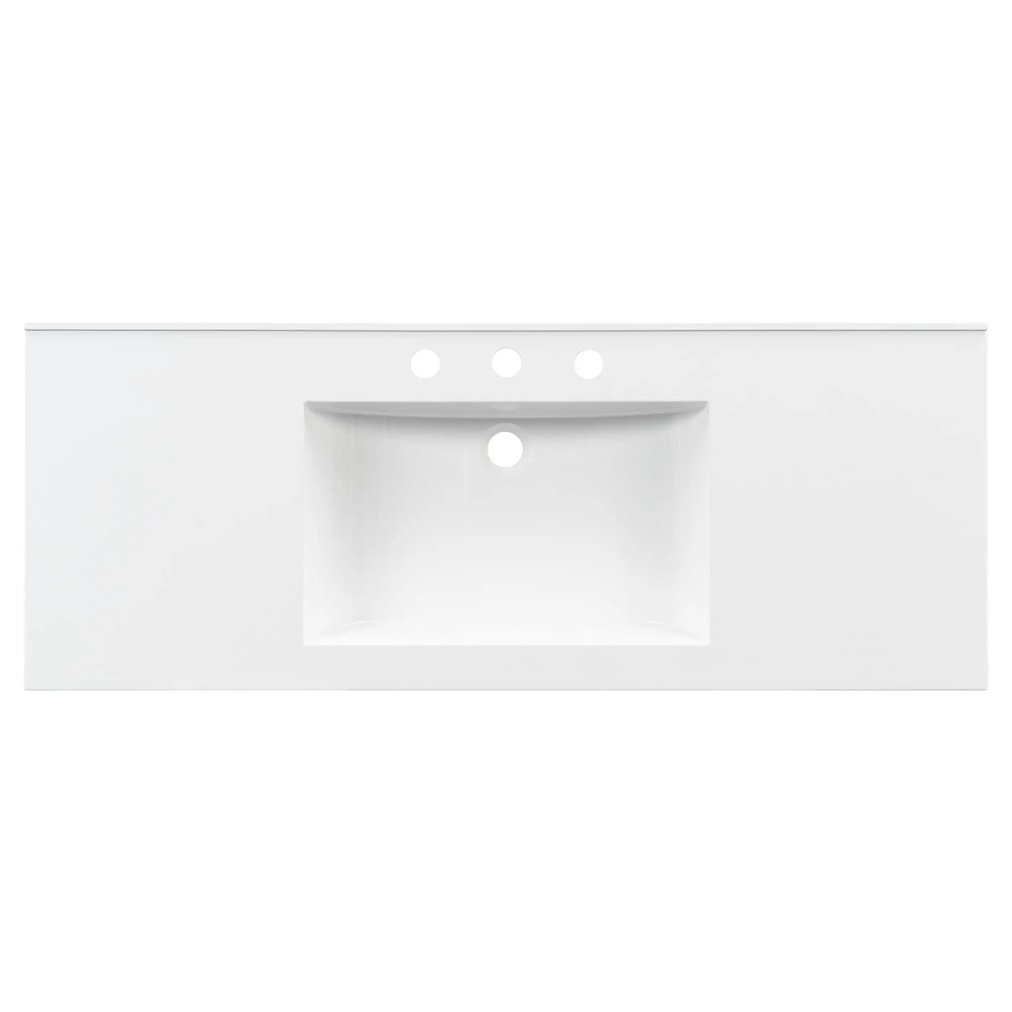 48" Composite Bathroom Vanity Top with Integrated Basin by HouseOfZazla