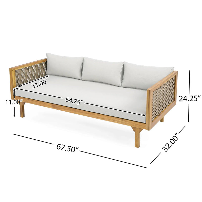 Wicker Patio Furniture Set Outdoor Rattan Sectional Set by HouseOfZazla