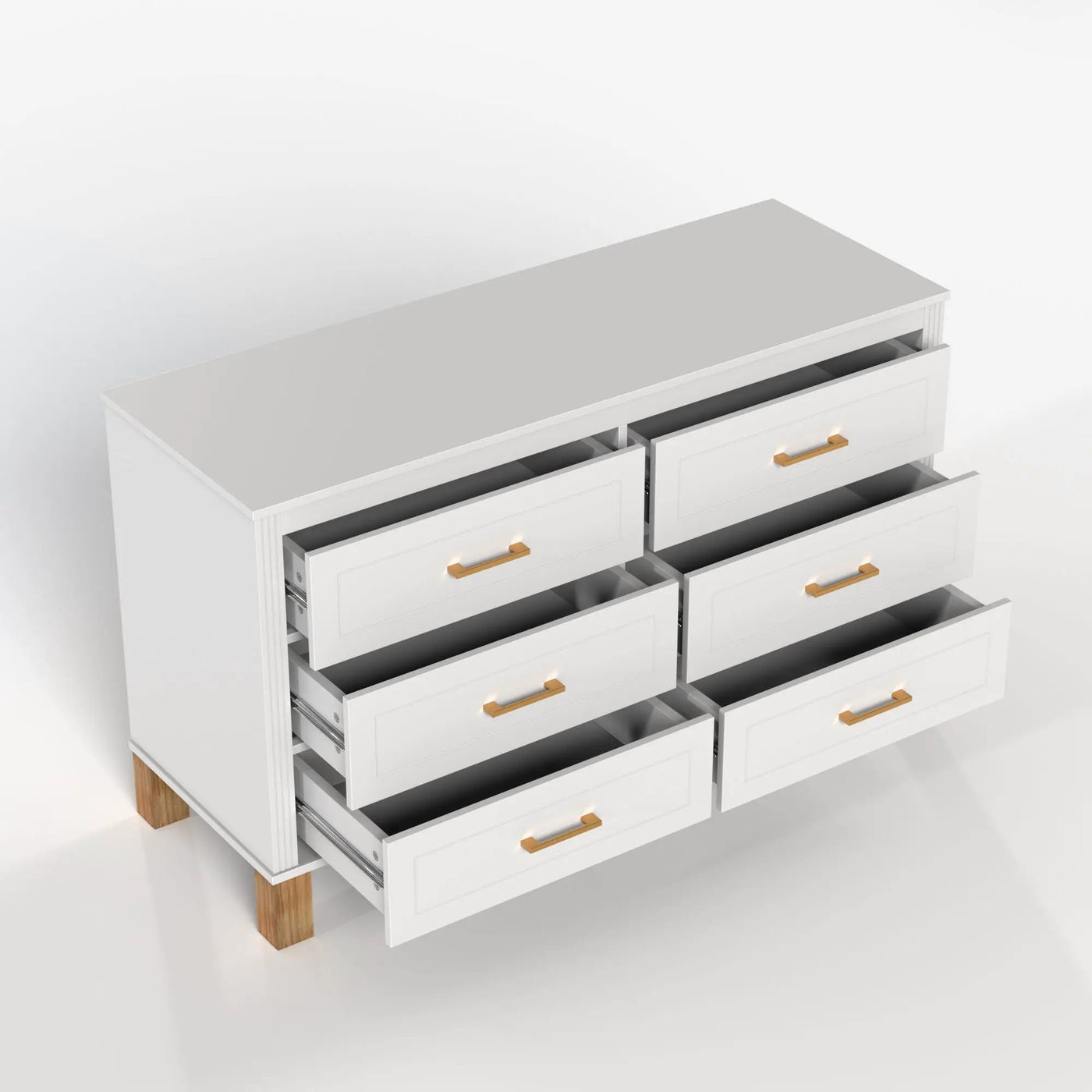 6 Drawer Double Dresser by HouseOfZazla