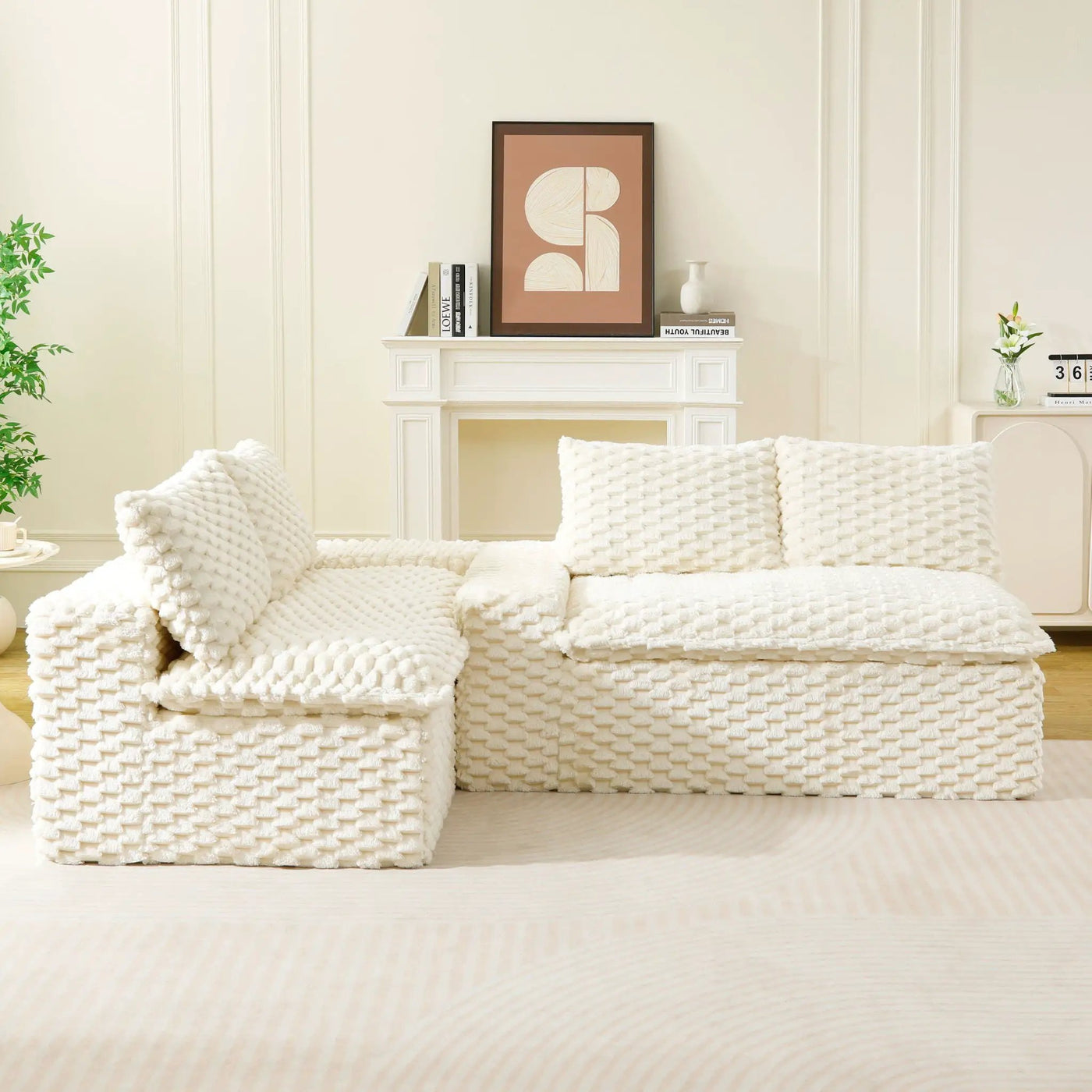 Multifunctional Sofa, Side-By-Side Or Facing Each Other by Unique Piece Furniture